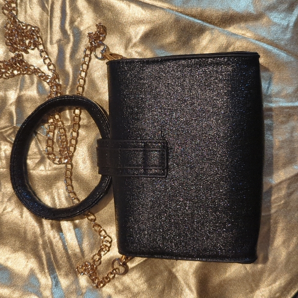 Black Sparkly Cross Body Purse - Picture 2 of 4